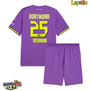 Borussia Dortmund Joey Veerman #25 Kolmaspaita Lapsille 2026-27 Lyhythihainen (+ shortsit)